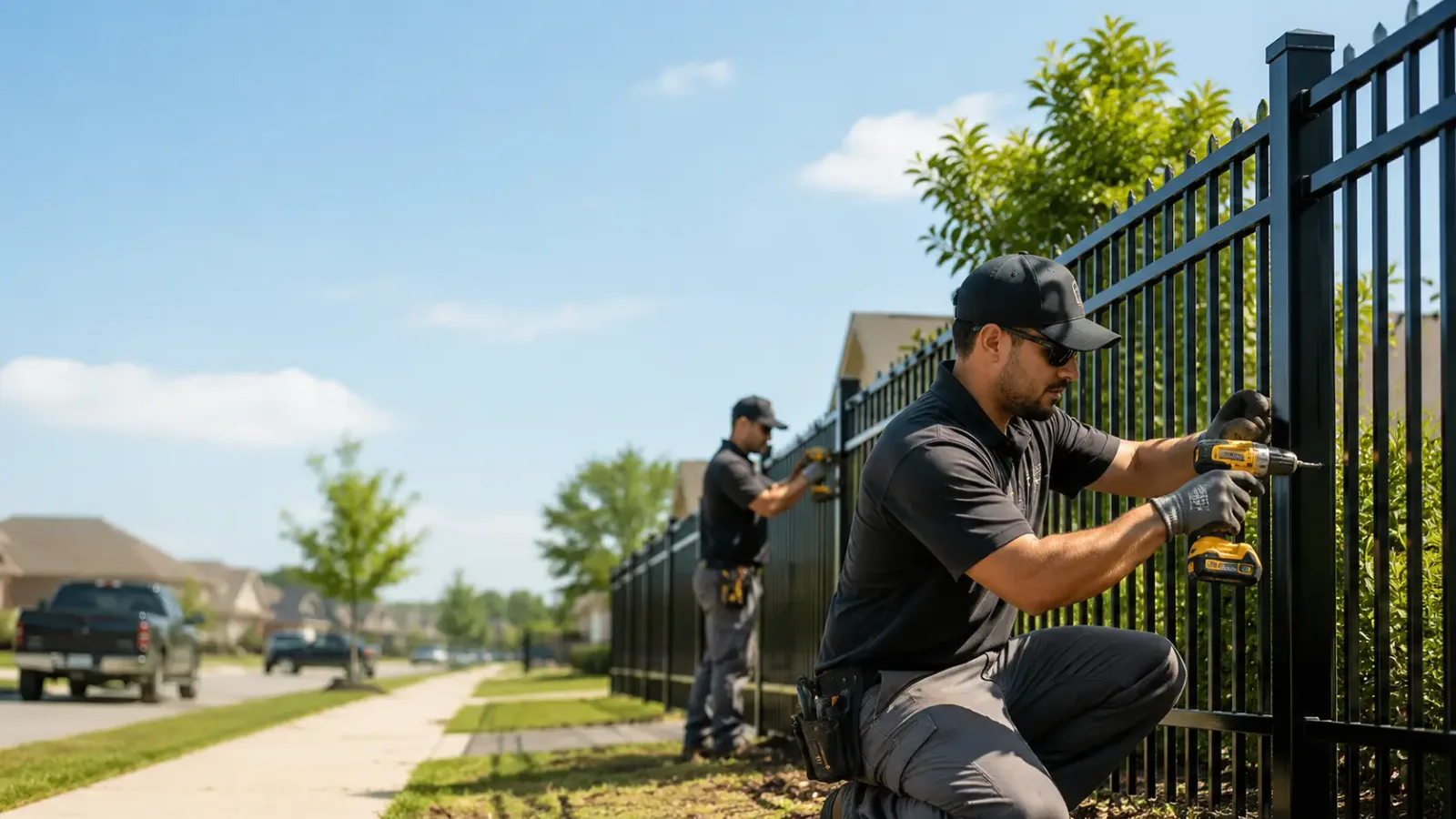 Metal Fence Installation in Hull, IA